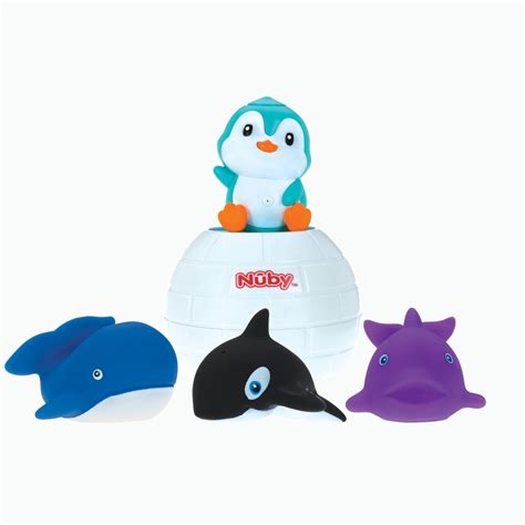 Penguin Pop-Up Bath Toy – Nuby