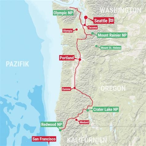 Oregon: malerischen Küsten uns majestätische Wälder