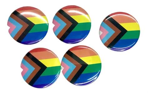 Pack Pins Bandera Gay Plus Boton cm Lgbttiq Gay Pride Meses sin interés