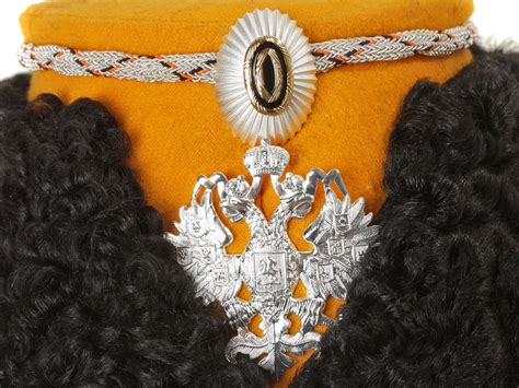 Шапка барашковая офицерская армейских драгунских полков обр.1882 года ...