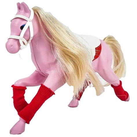 Cavalo Rosa De Brinquedo - Brinquedo Cavalo Para Criancas Brinquedo Divertido Animal De Brinquedo ...