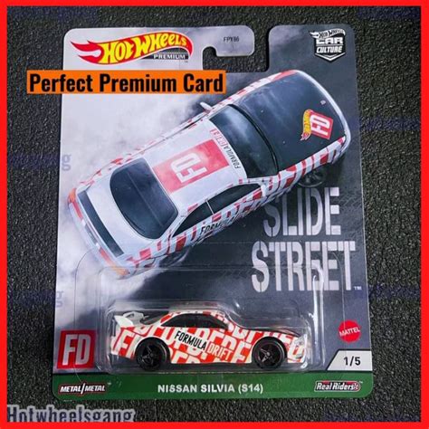 Hot Wheel Nissan Silvia S14 JDM Slide Street Set Nissan Silvia S14 Premium Car Culture Set 1 5
