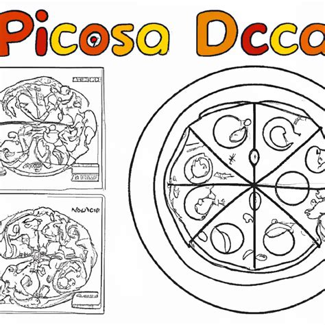 Desenho De Pizza Colorida - Desenhos de Pizza Poderosa para Imprimir e Colorir