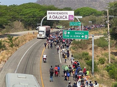 Llega Caravana Viacrucis Migrante A Oaxaca Con M S De Mil Personas