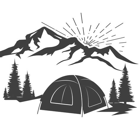 Camp element Vector icon design illustration 3413339 Vector Art at Vecteezy