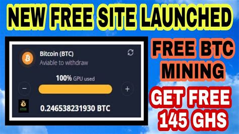 New Free Btc Cloud Mining Get Free Ghs Working Days