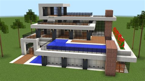 Mega Modern House Minecraft | Images and Photos finder