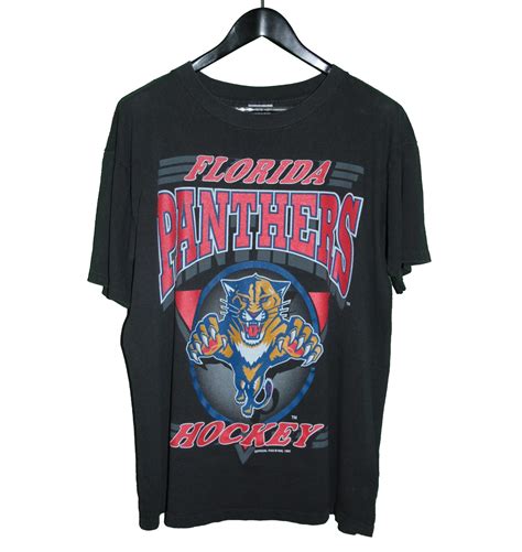 Florida Panther 1993 Nhl Hockey Shirt Faded Au