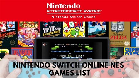 Nintendo Switch Online Nes Classic Games Full List Youtube