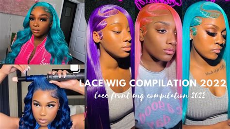 LACE FRONT WIG INSTALLATION COMPILATION 2022 YouTube