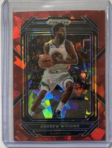 2022 23 Panini Prizm Basketball 114 ANDREW WIGGINS Red Ice Prizm