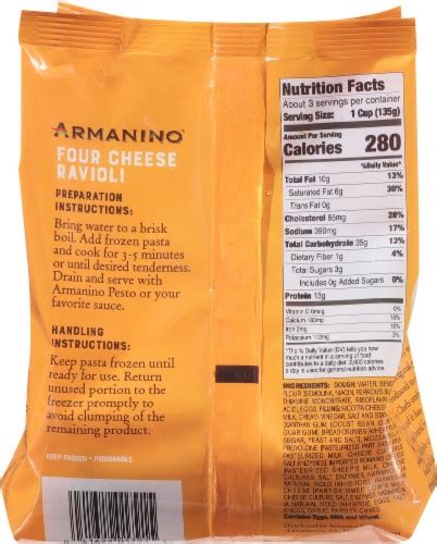 Armanino™ Four Cheese Ravioli 1 Lb Fry’s Food Stores