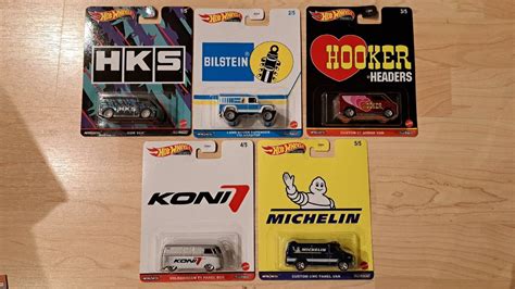 Hot Wheels Premium Set Vw T Dodge Gmc Mbk Van Land Rover Neu Und Originalverpackt In Boll F R