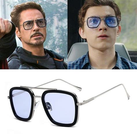 Tony Stark Sunglasses Spider Man Glasses Sunglasses From Far From Home And Avengers Endgame