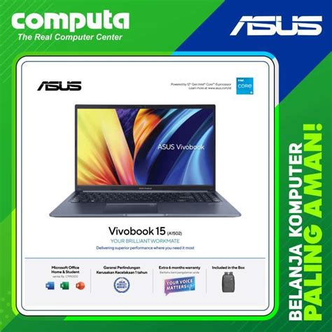 Jual Asus Vivobook A Za Vips Vips I U Gb Gb Fhd