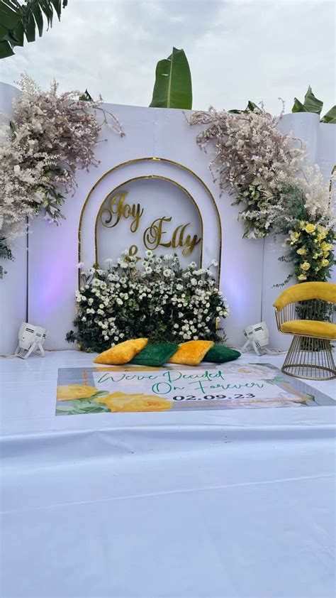 Pin by glo on Backdrops | Wedding stage decorations, Stage decorations ...