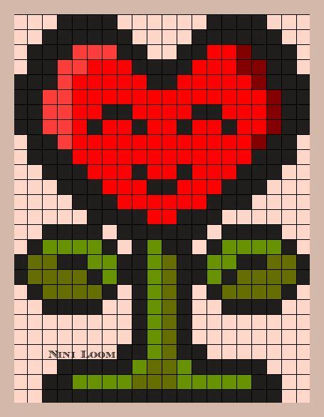 Pixel Art Fleur Facile Id Es Et Designs Pour Vous Inspirer En