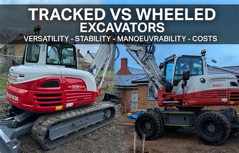Tracked VS Wheeled Excavators | Rhinox Group UK