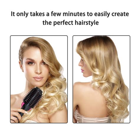 New In Negative Ion Hot Air Comb Hair Dryer Curler Straightener Straight Curly Hair Multiple