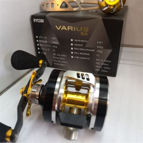 RYOBI VARIUS (GA) LIGHT JIGGING C3030PHL FISHING REEL | Shopee Malaysia