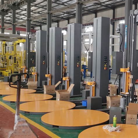 Полностью автоматическая машина для упаковки поддонов в стрейч ...