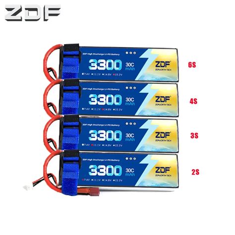 Zdf Fpv Lipo S S S S S S Batterie Mah V V