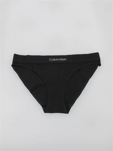 Culotte Bikini Noir Femme Calvin Klein Wimod