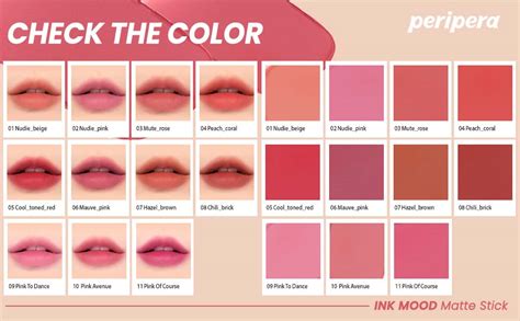 Peripera Ink Mood Matte Lipstick | Lightweight, Matte, Smooth ...