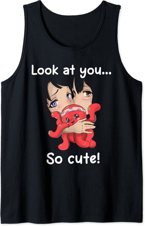 Lewd Aesthetic Tank Top Otaku Ahegao Ecchi Etchi Hentai Lewd Kawaii Tentacle Girls Sold By
