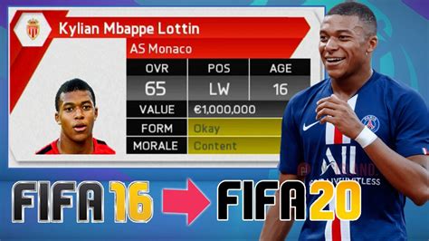 SIGNING KYLIAN MBAPPE IN EVERY FIFA CAREER MODE From FIFA 16 To FIFA