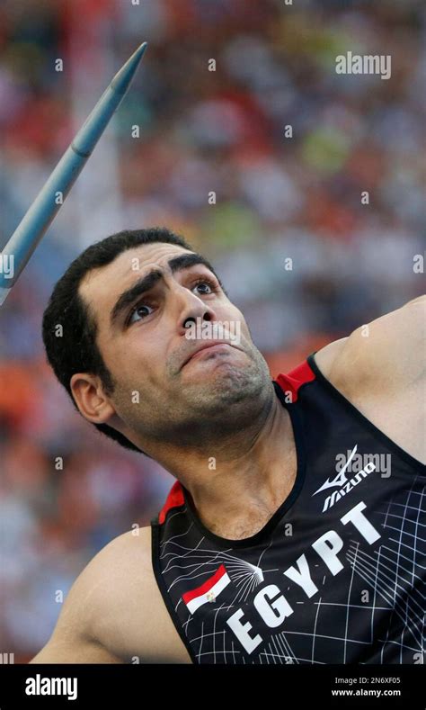 Egypt S Ihab Abdelrahman El Sayed Competes In The Men S Javelin Throw