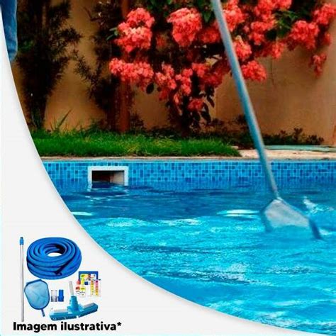 Kit Limpeza Piscina Alvenaria GLOBALMAR