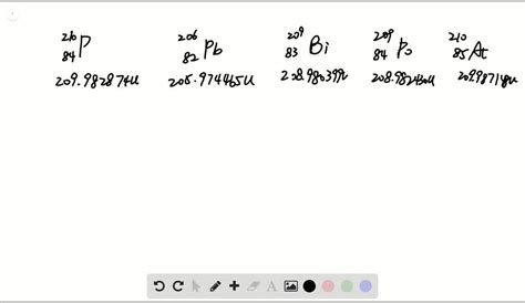 Solvedthe Polonium Isotope 84210 Po Has Atomic Mass 209982857 U
