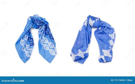 Warm Scarf Isolated On The White Background Stock Image Image Of