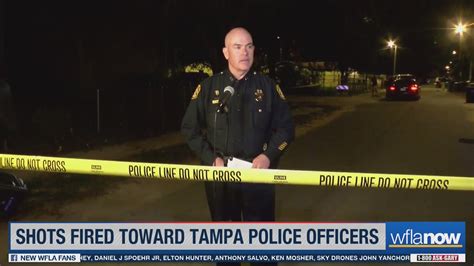 Manhunt Underway After Multiple Shots Fired At Officers In Tampa Wfla