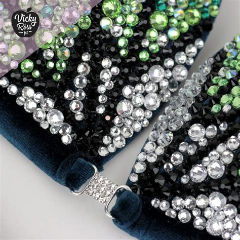 Teal Crystal Fitness Competition Bikini Under The Sea Vicky Ross Fit