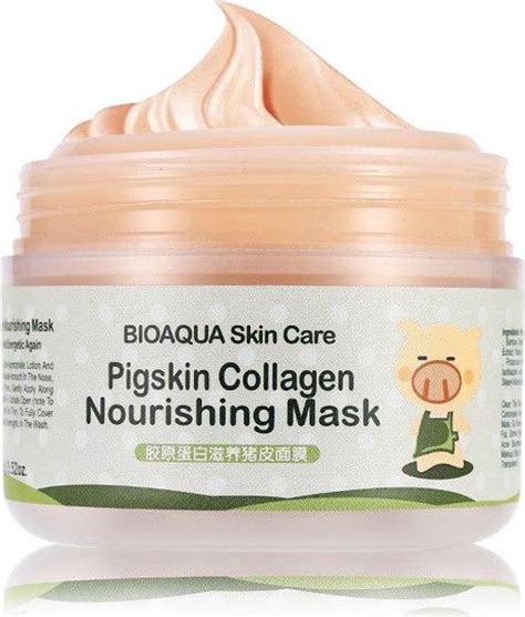 Маска для обличчя Bioaqua PigSkin Collagen Nourishinig зволожуюча 100 г ...