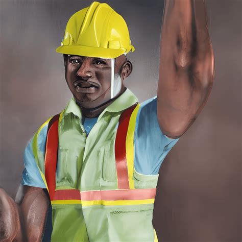 Production Line Worker Head To Toe · Creative Fabrica