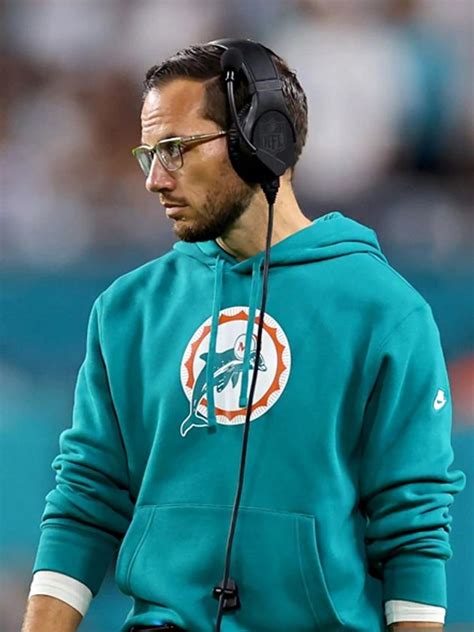 Miami Dolphins Football Coach Mike McDaniel Blue Hoodie - Floridajacket