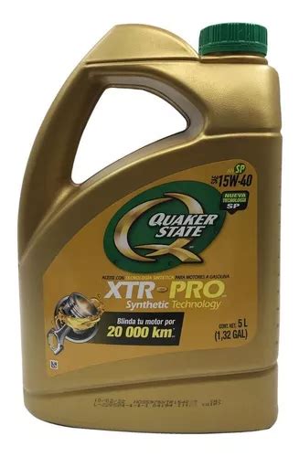 15w40 Quaker State Xtr Pro Tecnología Sintética 5 Litros Envío gratis