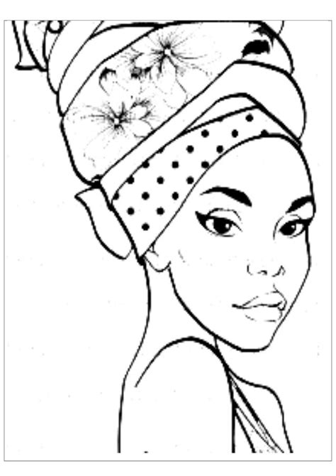 Desenho Getcolorings Negras Babel Afrikanische Colorear Riscos ...