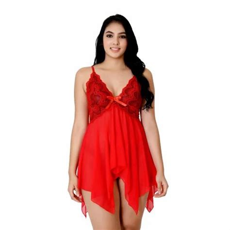 Net Lace 2 Piece Babydoll Lingerie Night Dress At 160 Set In New Delhi ID 2850835044633