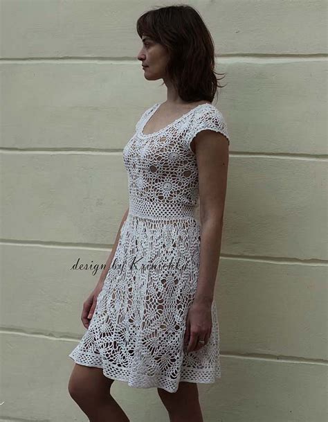Crochet Dress Pattern Boho Crochet Dress Pattern Chart And Etsy