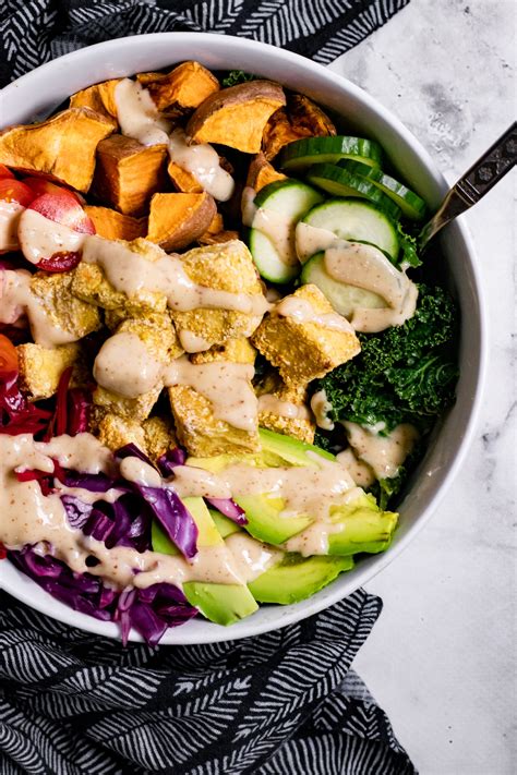 Tofu Buddha Bowl Vegan And Oil Free Recipes Zardyplants