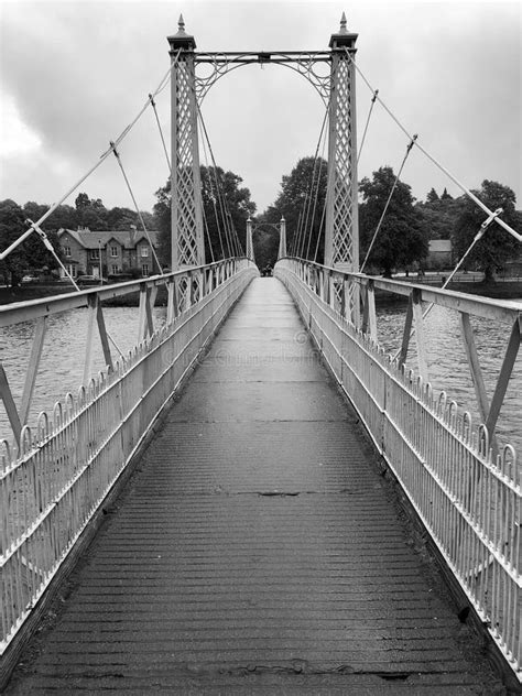 Bridge Crossing Over the River Ness in Scotland Stock Image - Image of ...