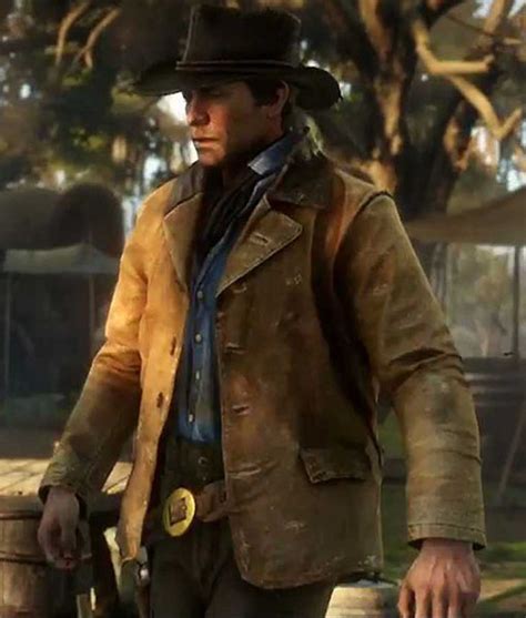 Arthur Morgan Red Dead Redemption 2 Rdr2 Leather Jacket Theleathercity