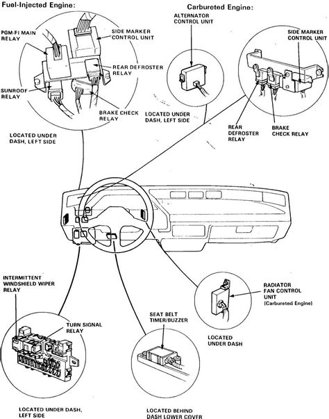 Honda Main Relay Wiring Diagram