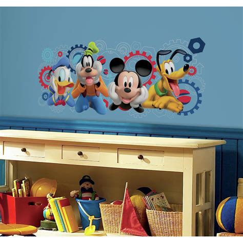 Disney Mickey Mouse Clubhouse Capers Giant Wall Decals - Kids Room ...