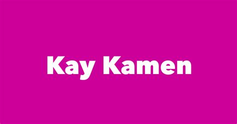 kay kamen net worth at death