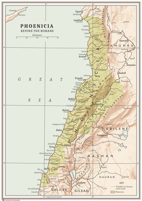 Phoenician Civilization Map